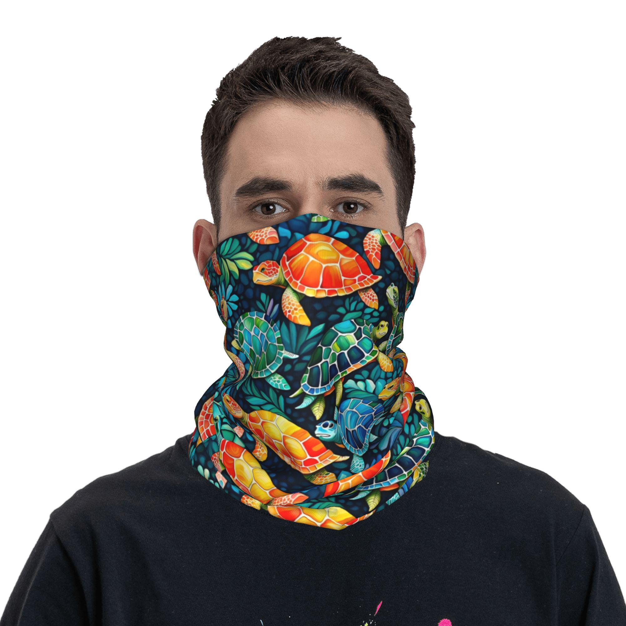 Забавные красочные гетры с мор – обзор и цена Neck Gaiter Fleece