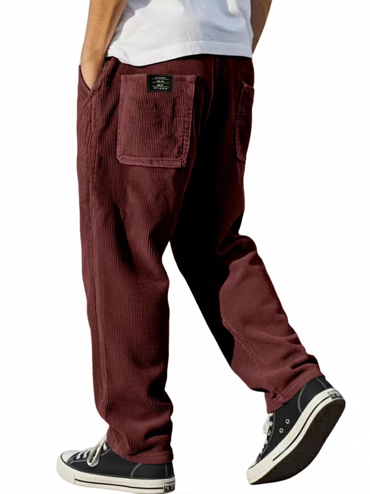 Мужские осенние брюки свободно – обзор и цена Corduroy Pant Warm