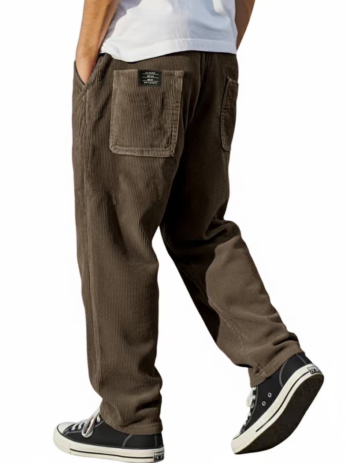 Мужские осенние брюки свободно – обзор и цена Corduroy Pant Warm